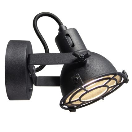 Brilliant - Väggspotlight JESPER 1xGU10/5W/230V svart
