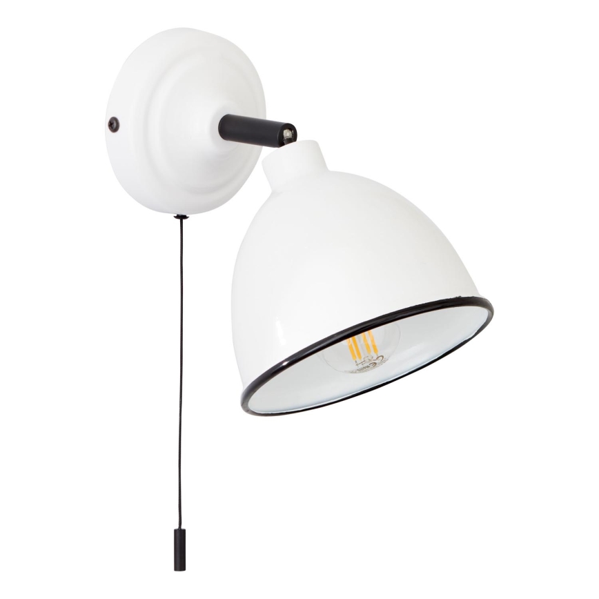 Brilliant - Väggspotlight TELIO 1xE14/28W/230V vit