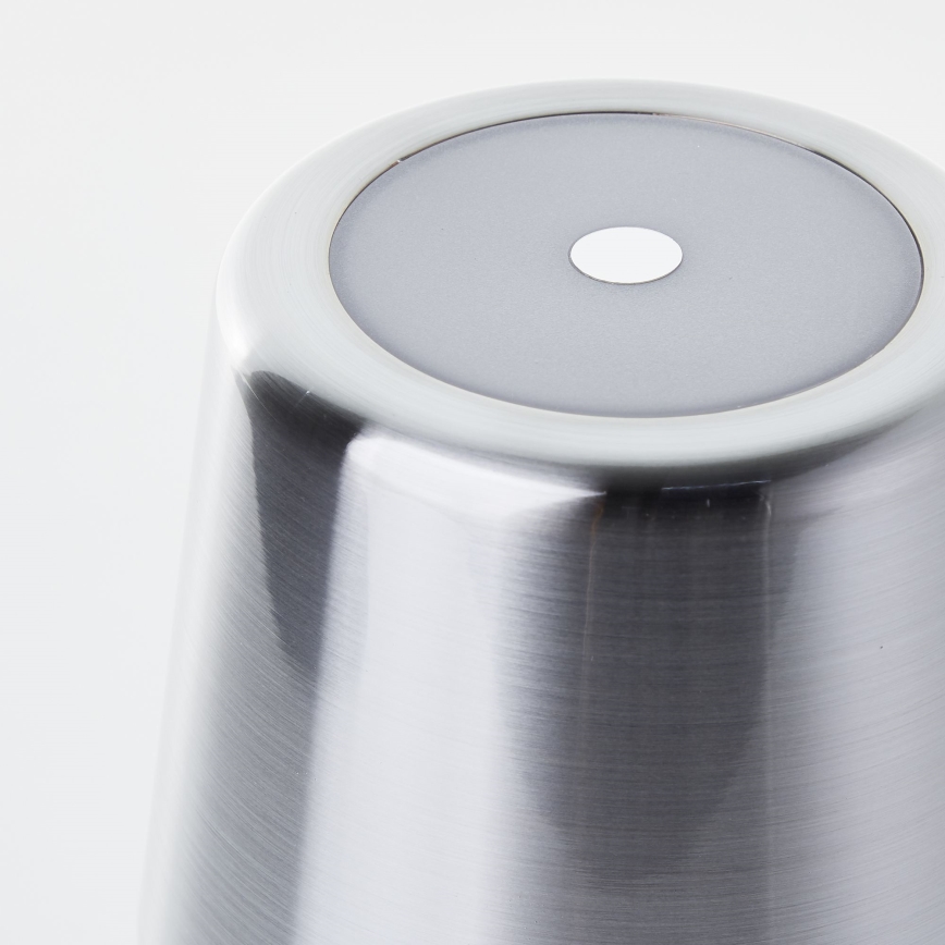 Brilliant - LED dimbar utomhuslampa med touch XAANA LED/4W/5V 3000/4000/6500K 2600 mAh IP44 blank krom