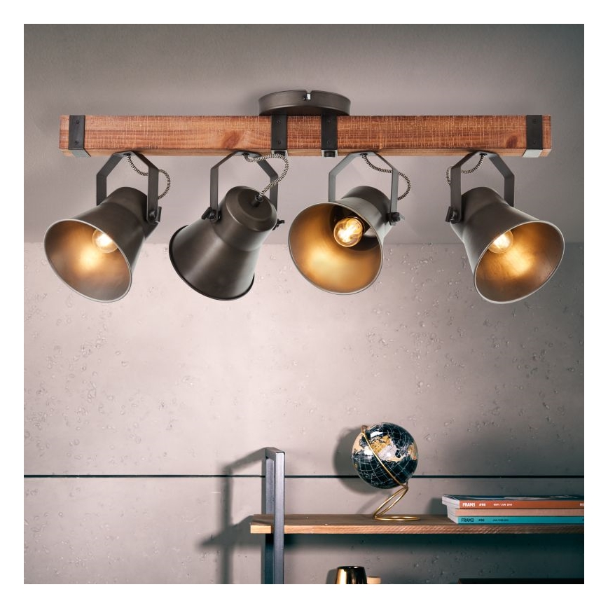 Brilliant - Spotlight DECCA 4xE27/10W/230V