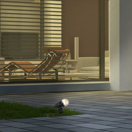 Brilo 3078-015 - Utomhus LED belysning TERRA 1xGU10/3W/230V IP44