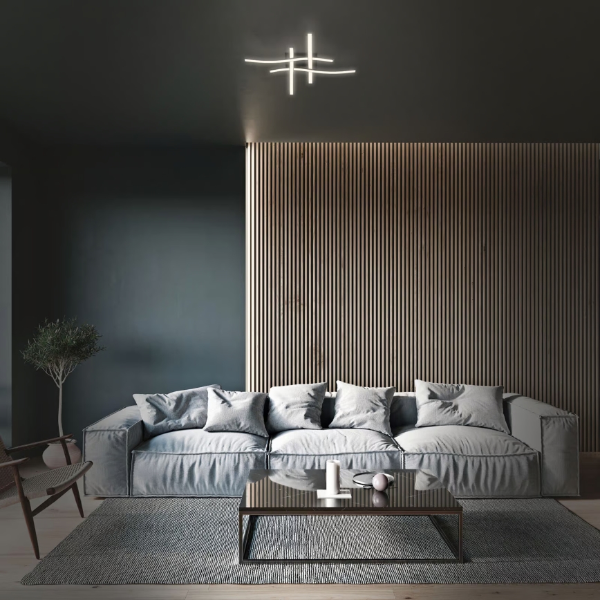 Brilo 3677-045 - LED taklampa/14,4W/230V, svart