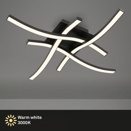 Brilo 3677-045 - LED taklampa/14,4W/230V, svart