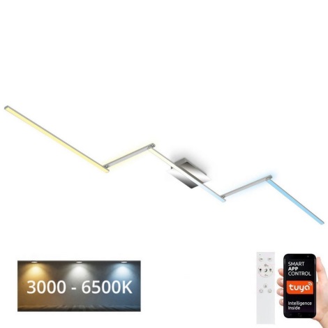 Brilo 3737-018 - LED Dimbar taklampa SMART LED/24W/230V 3000-6500K Wi-Fi Tuya + fjärrkontroll