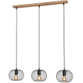 Brilo 4037-035 - Pendellampa med kabel WINKI 3xE27/40W/230V