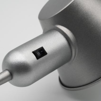 Brilo - Bordslampa 1xE27/10W/230V matt krom