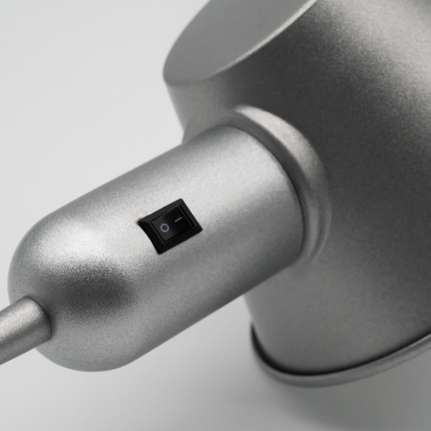 Brilo - Bordslampa 1xE27/10W/230V matt krom