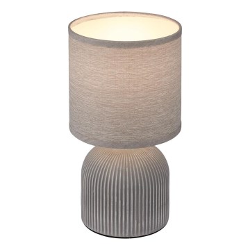 Brilo - Bordslampa INO 1xE14/10W/230V grå