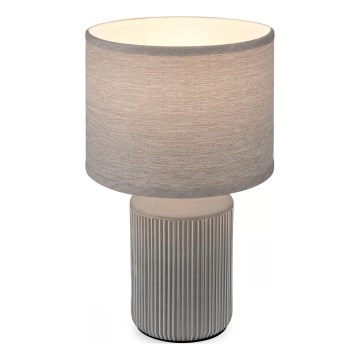 Brilo - Bordslampa INO 1xE14/10W/230V grå