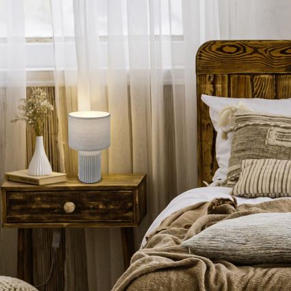 Brilo - Bordslampa INO 1xE14/10W/230V grå