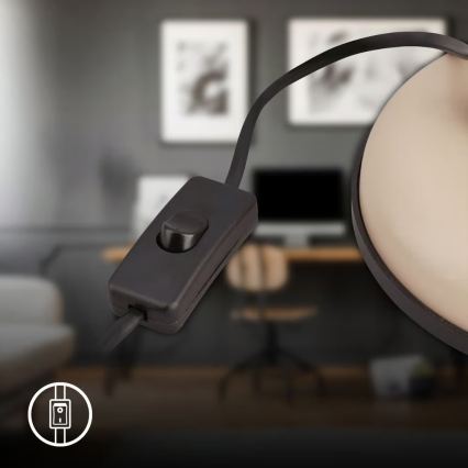 Brilo - Bordslampa PIXA 1xE14/25W/230V beige