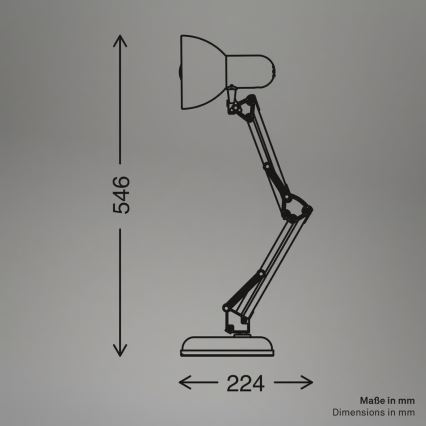 Brilo - Bordslampa PIXA 1xE14/25W/230V beige