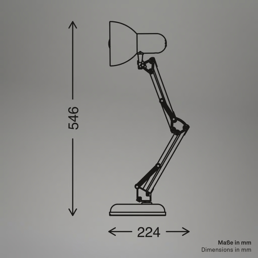 Brilo - Bordslampa PIXA 1xE14/25W/230V beige