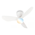 Brilo - dimbar LED-takfläkt LUFITO LED/15W/230V 3000/4000/6000K vit + fjärrkontroll