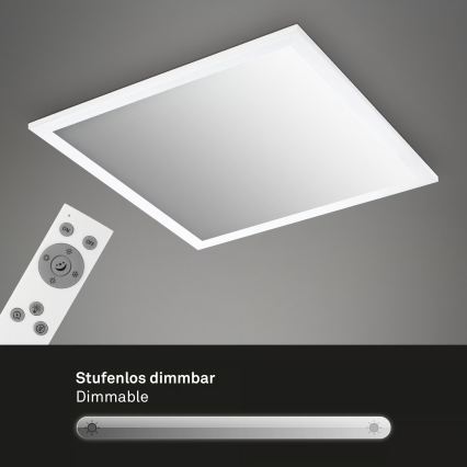 Brilo - Dimbart LED-takarmatur LED/21W/230V 3000-6500K 38x38 cm vit + fjärrkontroll