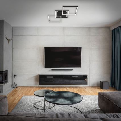 Brilo - Dimbar LED ytmonterad ljuskrona FRAME LED/30W/230V