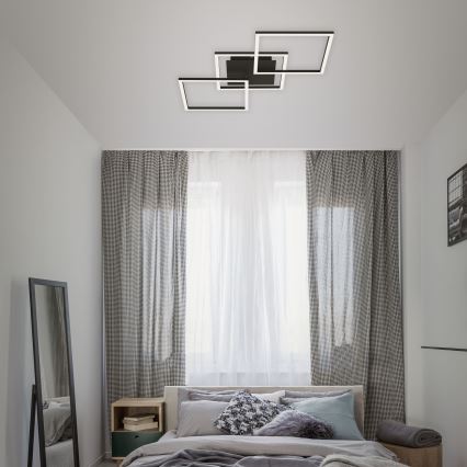 Brilo - Dimbar LED ytmonterad ljuskrona FRAME LED/30W/230V