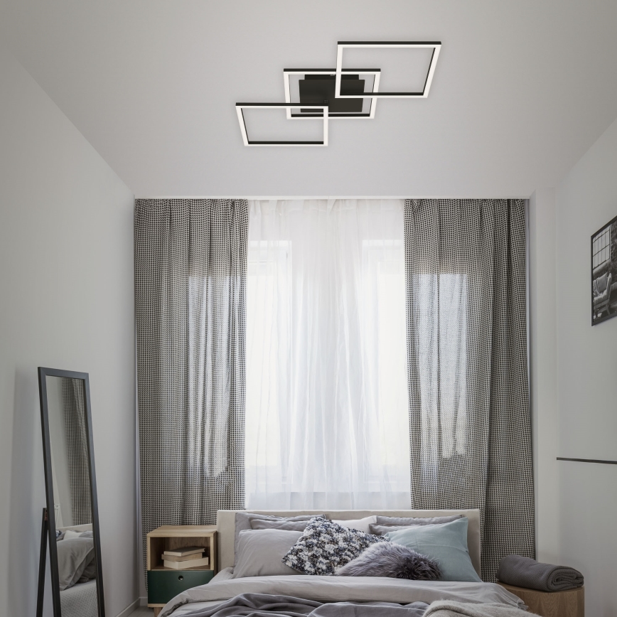 Brilo - Dimbar LED ytmonterad ljuskrona FRAME LED/30W/230V