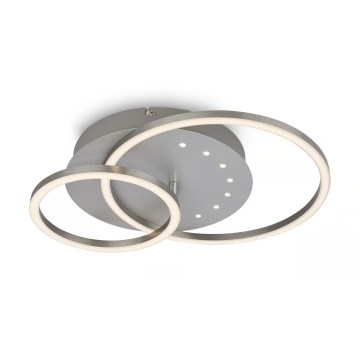 Brilo - Dimbart LED-takarmatur LED/26W/230V 3000K mattkrom