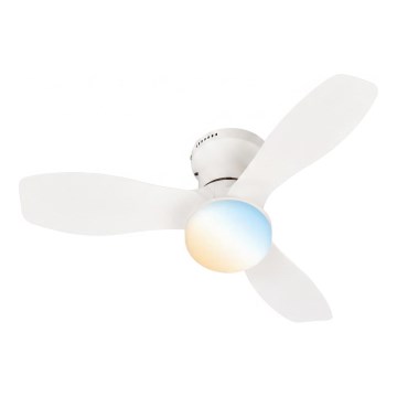 Brilo - Dimmbar LED-takfläkt PAN LED/15W/230V 3000-6500K vit + fjärrkontroll