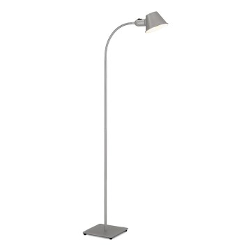 Brilo - Flexibel golvlampa 1xE27/10W/230V silver