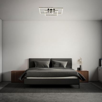 Brilo - LED Dimbar taklampa FRAME LED/57W/230V 3000K svart