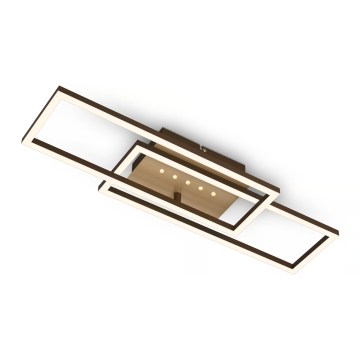 Brilo - LED Dimbar taklampa LED/30W/230V 3000K brun