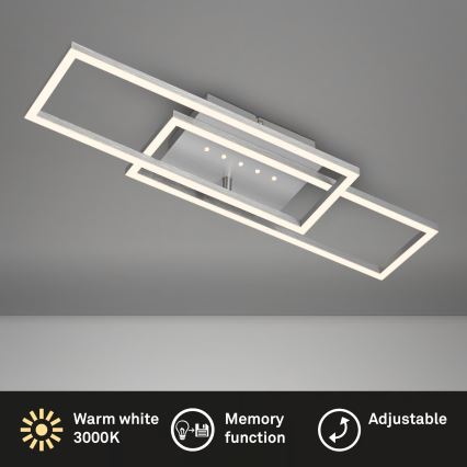 Brilo - LED dimbar taklampa LED/30W/230V 3000K mattkrom