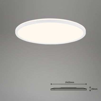 Brilo - LED Dimbar taklampa SLIM LED/22W/230V 2700-6500K Wi-Fi Tuya + fjärrkontroll