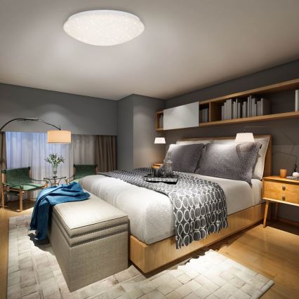 Brilo - LED Dimbar taklampa STARRY SKY LED/22W/230V 3000-6000K + fjärrkontroll