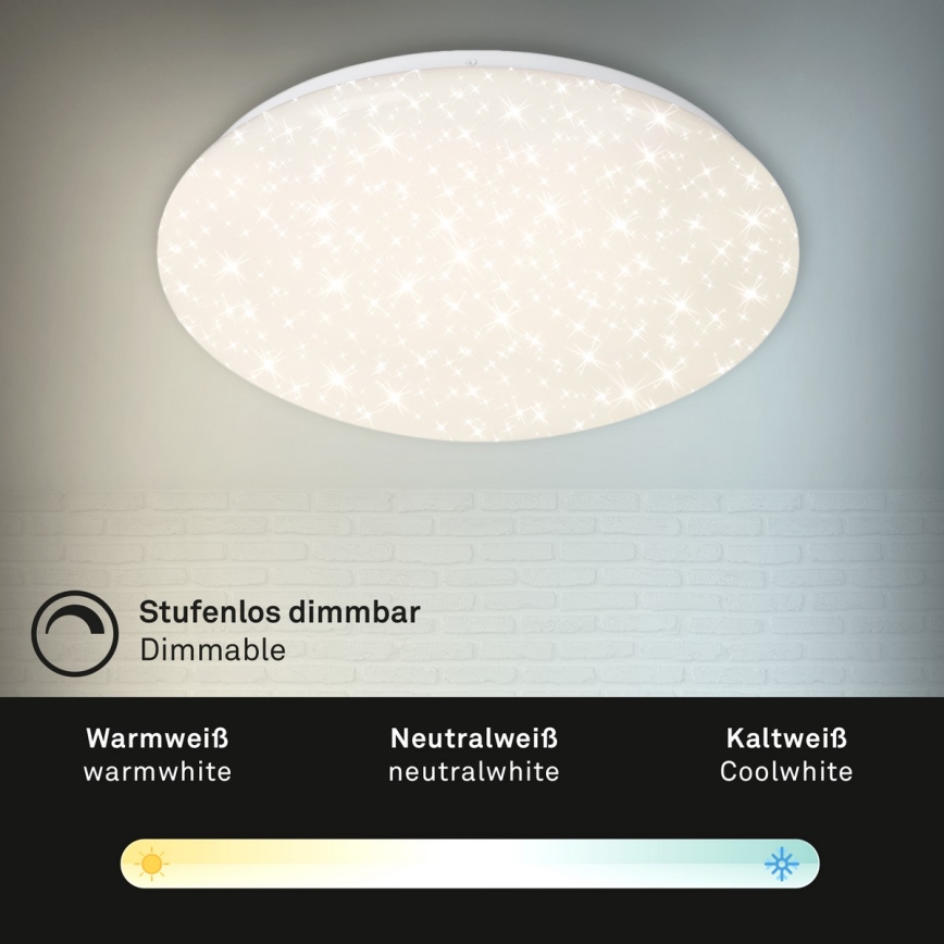 Brilo - LED Dimbar taklampa STARRY SKY LED/22W/230V 3000-6000K + fjärrkontroll