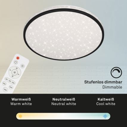 Brilo - LED Dimbar taklampa STARRY SKY LED/24W/230V 3000-6000K + fjärrkontroll
