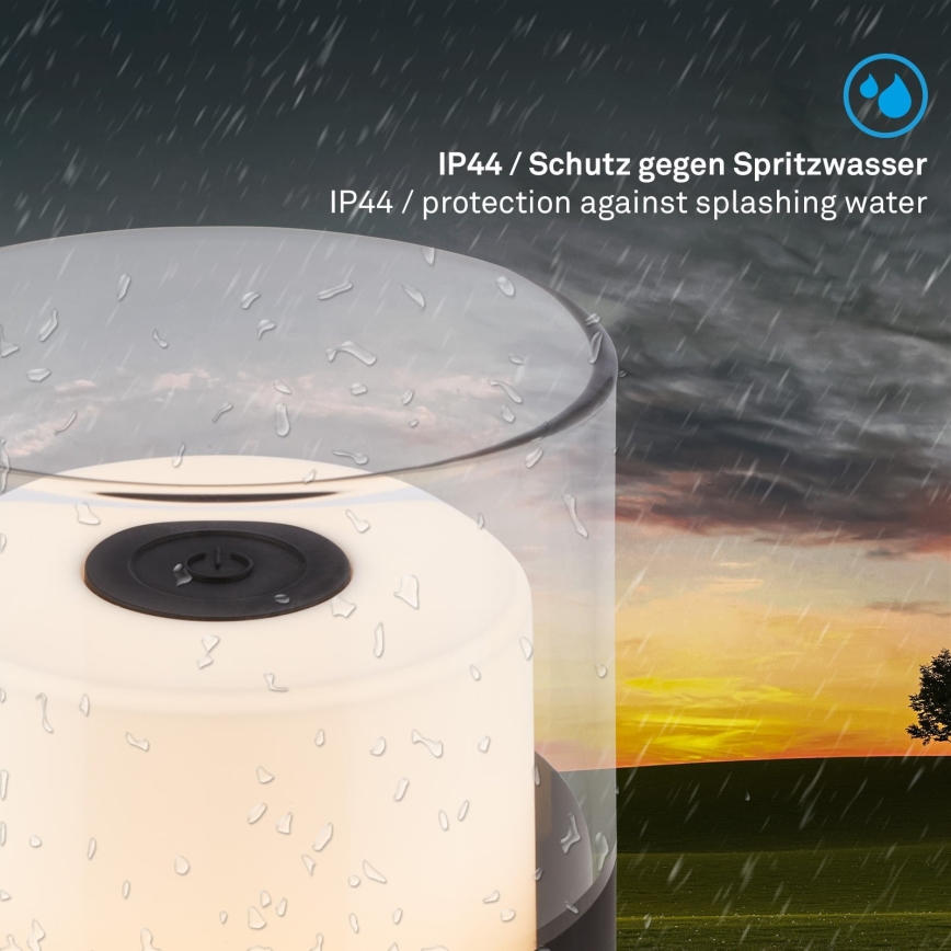 Brilo - LED dimbar uppladdningsbar utomhusbordslampa LILET LED/2W/5V IP44