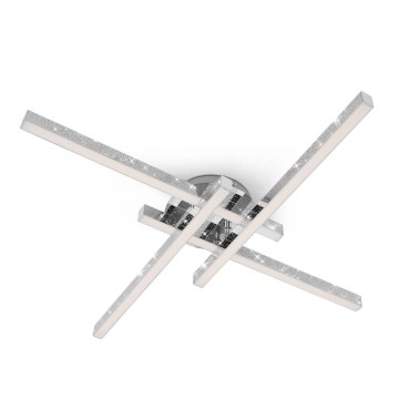 Brilo - LED fäst ljuskrona REY 4xLED/5W/230V skinande krom