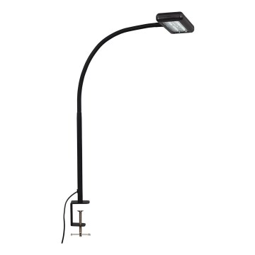Brilo - LED Flexibel bordslampa med klämma TRASNA LED/7,5W/230V svart