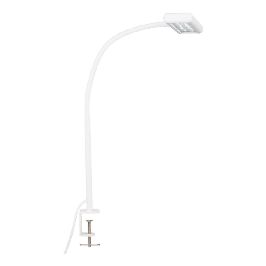 Brilo - LED Flexibel bordslampa med klämma TRASNA LED/7,5W/230V vit