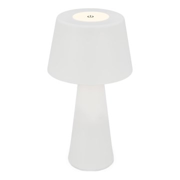 Brilo - LED Ljusreglerad uppladdningsbar utomhus bordslampa LED/3,5W/5V IP44 vit