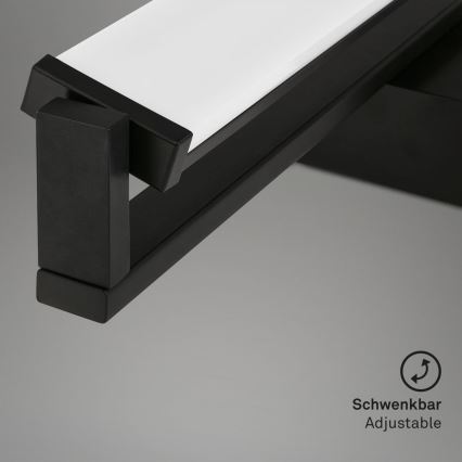 Brilo - LED ljusreglerad vägglampa LED/18W/230V 2700-4000K svart