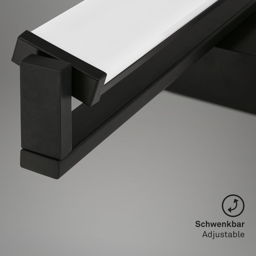 Brilo - LED ljusreglerad vägglampa LED/18W/230V 2700-4000K svart