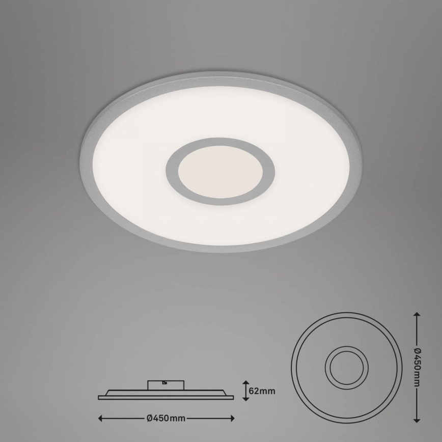 Brilo - LED RGB dimbar taklampa CENTRO LED/24W/230V 2700-6500K Wi-Fi Tuya + fjärrkontroll