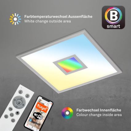 Brilo - LED RGB dimbar taklampa CENTRO LED/24W/230V 2700-6500K Wi-Fi Tuya + fjärrkontroll
