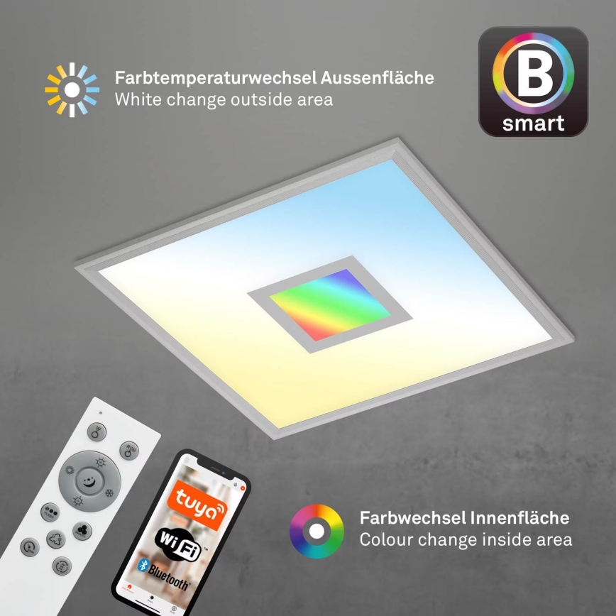 Brilo - LED RGB dimbar taklampa CENTRO LED/24W/230V 2700-6500K Wi-Fi Tuya + fjärrkontroll