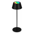 Brilo - LED RGB dimbar uppladdningsbar touchstyrd utomhusbordslampa KIKI LED/2,6W/5V IP44 2600 mAh svart