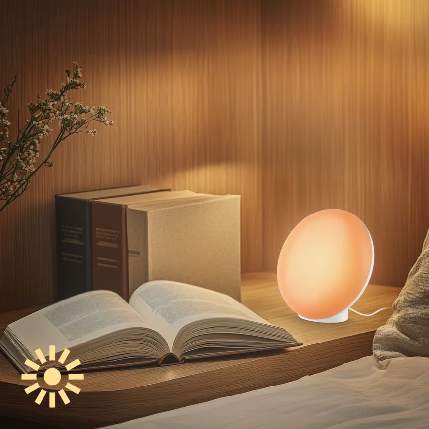 Brilo - LED RGBIC dimbar bordslampa TARA LED/6W/230V 3000-6500K vit + fjärrkontroll