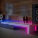 Brilo - LED RGBW dimbar remsa MUSIC 4,65m LED/12W/230V + fjärrkontroll