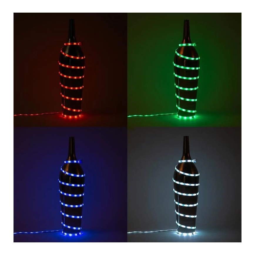 Brilo - LED RGBW dimbar remsa 6,5m LED/22W/230V + fjärrkontroll