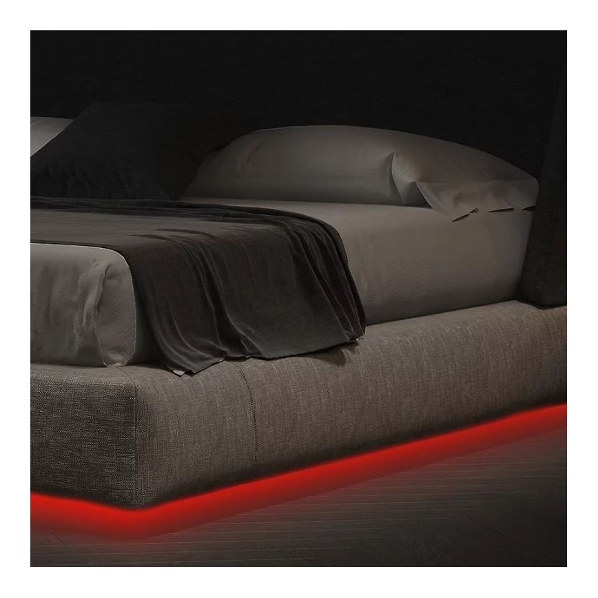 Brilo - LED RGBW dimbar remsa 6,5m LED/22W/230V + fjärrkontroll