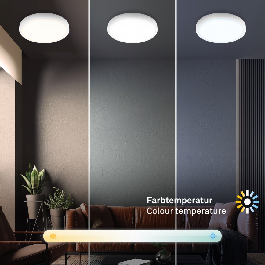 Brilo - LED RGBW dimbar plafond LED/20W/230V 2200–6500K Wi‑Fi Tuya Ø 27 cm