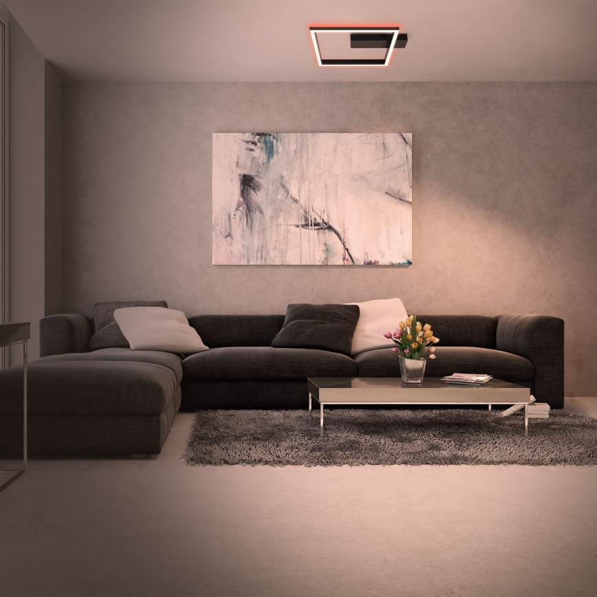 Brilo - LED RGBW Dimbar takmonterad taklampa FRAME LED/18W/230V 2700-6500K + fjärrkontroll