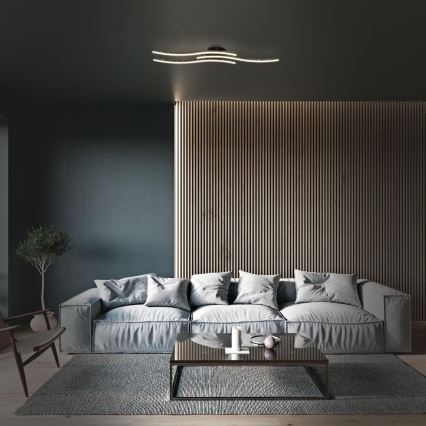 Brilo - LED taklampa LED/19W/230V 3000K svart